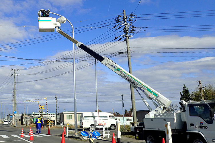 LEDランプへの切り替え