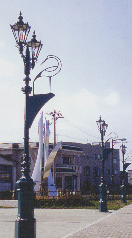 青森県鶴田町ガス燈（タイプⅠ） 街路照明灯