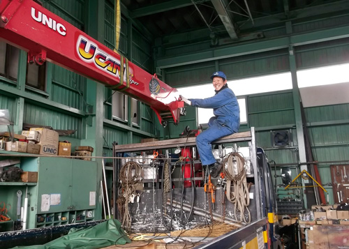 クレーンの整備